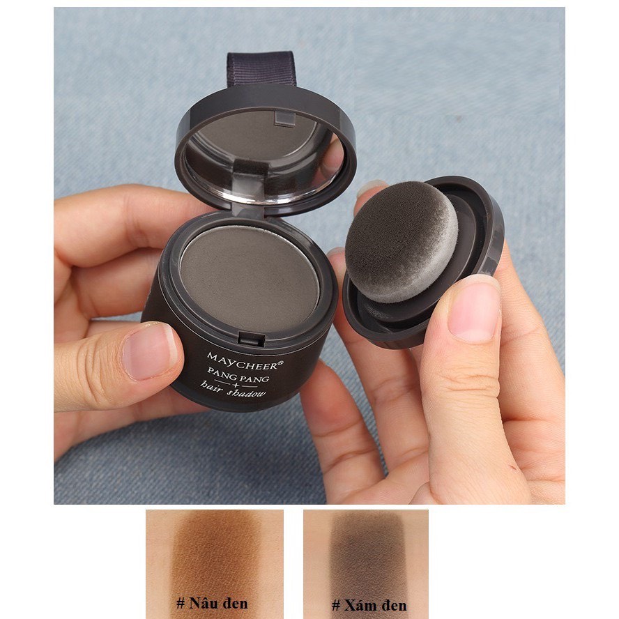 Phấn che hói tóc, phủ khuyết điểm tóc phủ bạc chấm hói dặm chân tóc thưa Maycheer nội địa Trung