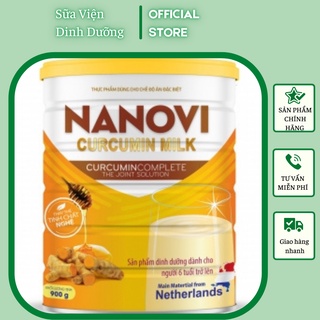 [Sale] Sữa nghệ NANOVI Curcumin Milk 900g date mới