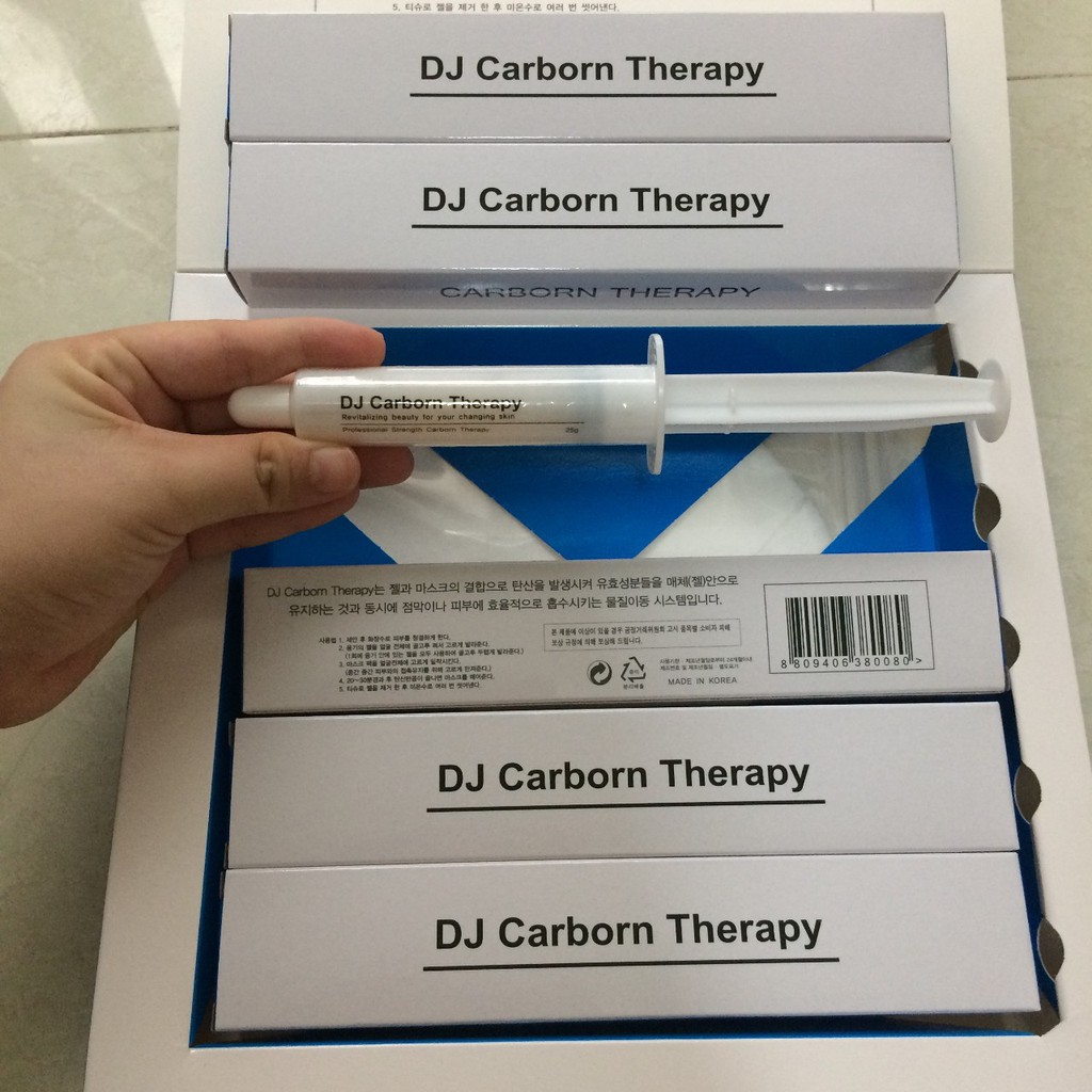 (Q1-HCM) Mặt Nạ Ngăn Ngừa Mụn Thải CO2 DJ CARBON THERAPY - An Bình Cam Kết Chính Hãng