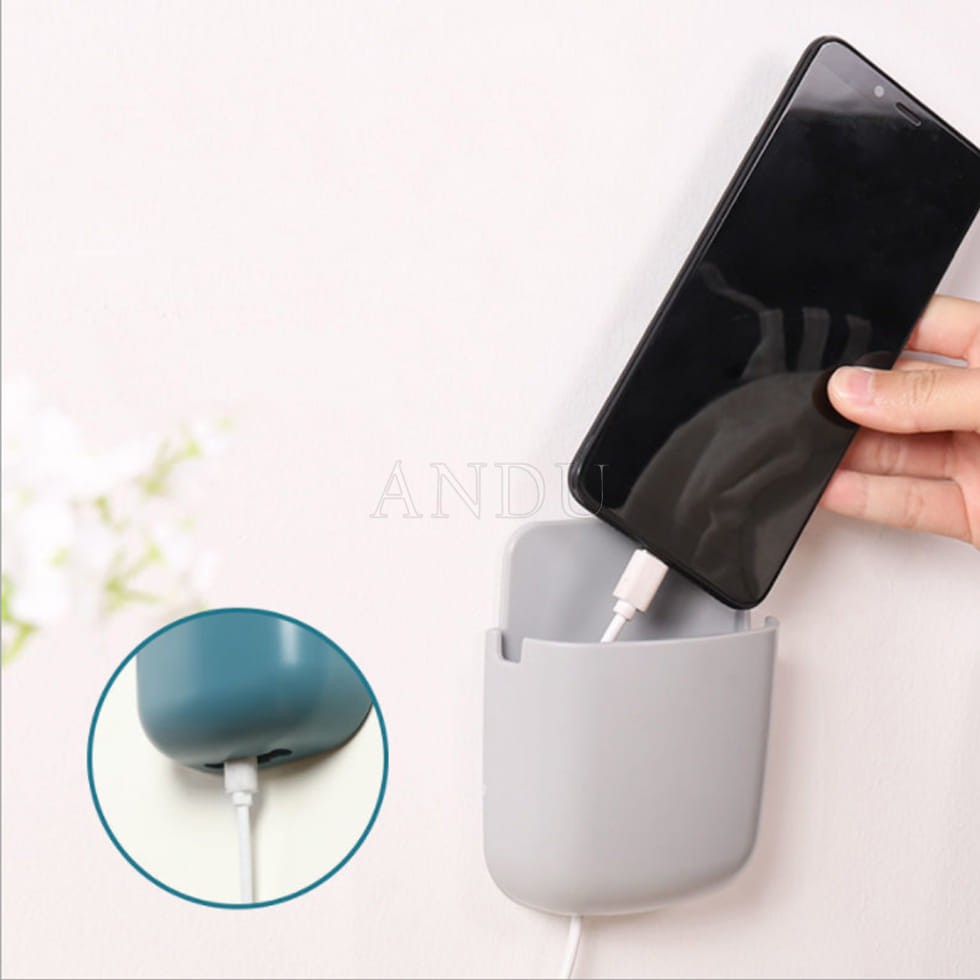 Khay Để Điện Thoại,Điều Khiển Remote TV, Điều Hòa Dán Tường Bàn Bàm Việc Siêu Dính