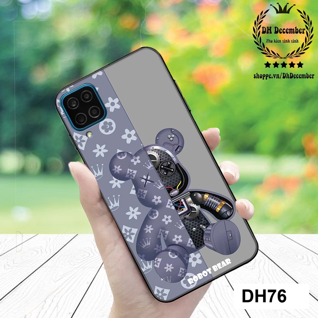 Ốp lưng A01, A02, A02S, A03S, A11, M11, A12, M12, A22 4G, A22 5G, A32 4G, A32 5Gin hình 3D GẤU BEER RICK-GẤU ROBOTBEER