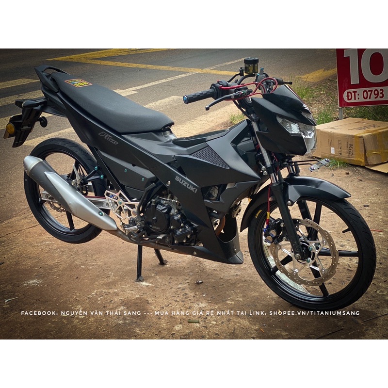 Mâm 5 cây cho sonic satria raider fi gắn như zin có đen bóng 1.6 1.6