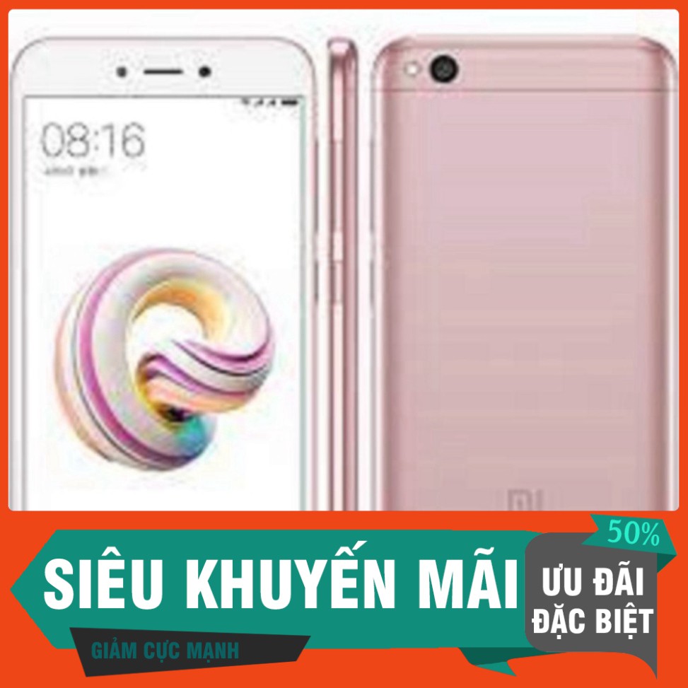 SIÊU KHYẾN MÃI điện thoại Xiaomi Redmi 5A 2sim ram 2G/16G zin Chính Hãng - Chơi PUBG/LIÊN QUÂN TIKTOK ZALO YOUTUBE SIÊU 