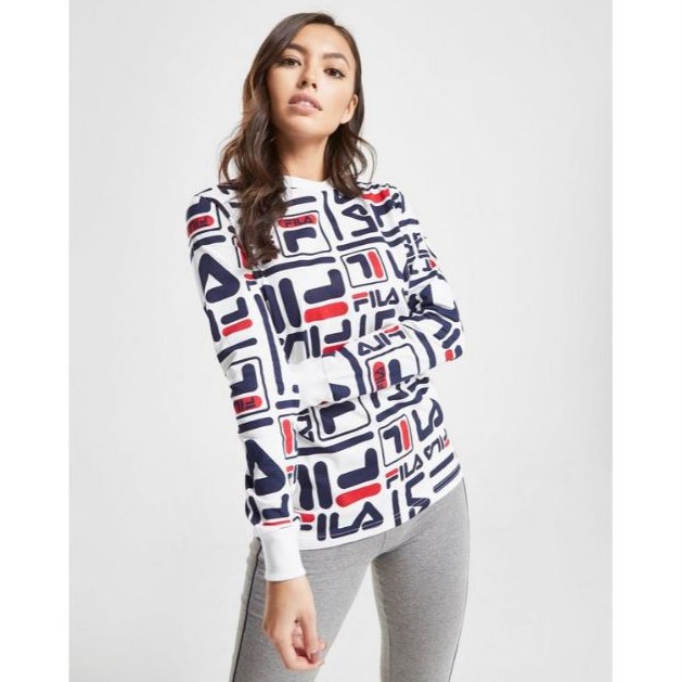 Áo thun tay dài Fila Monogram chính hãng
