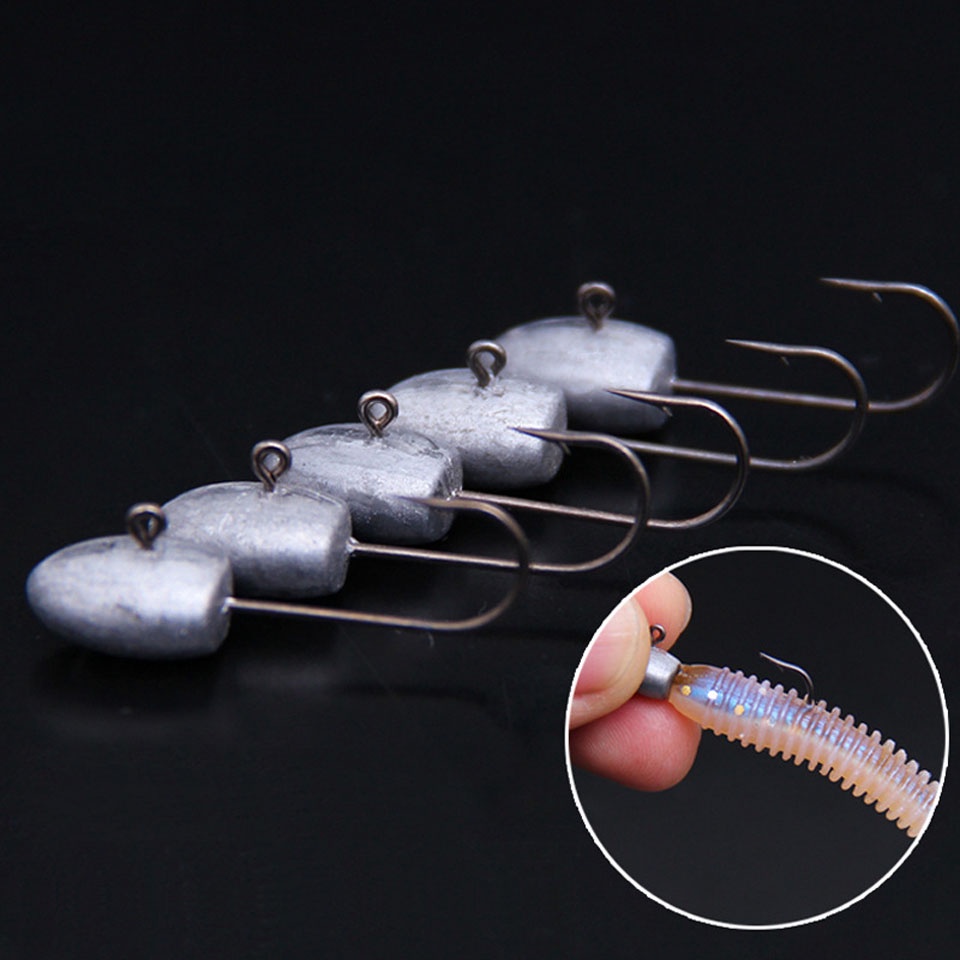 Set 10 mồi câu cá nhân tạo mềm 3g chất lượng cao