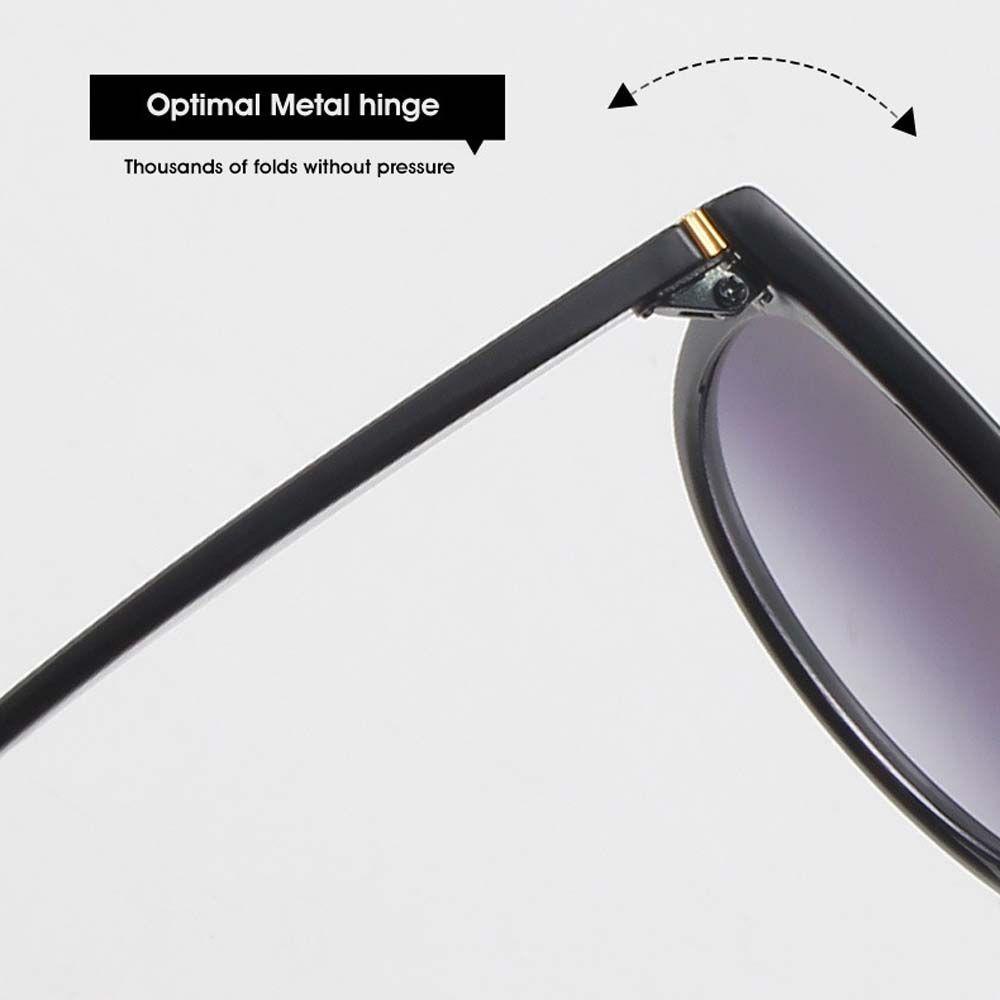 Kính Mát Đen Tròng Lớn In Họa Tiết Da Báo Kiểu Vintage Hàn Quốc Cho Nữ WMES15H