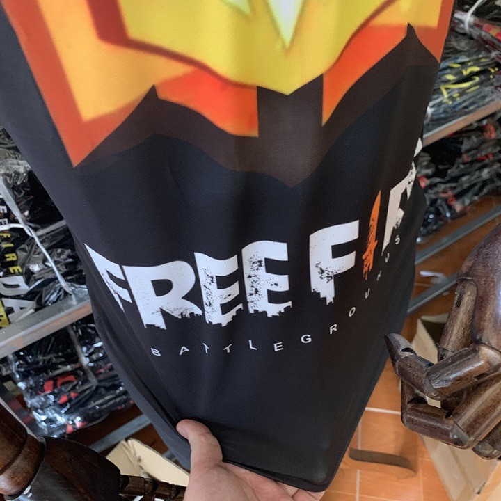 Bộ Nam Hè free fire in logo rank thách đấu hàng handmade Áo Game Sam Shop