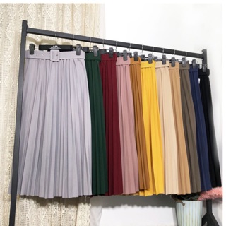 Chân váy xếp li( 3 loại vải khác nhau)