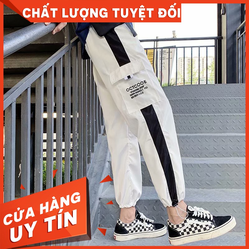 [HÀNG HOT 2020] QUẦN JOGGER GIÓ DÙ DOGGO TRẮNG