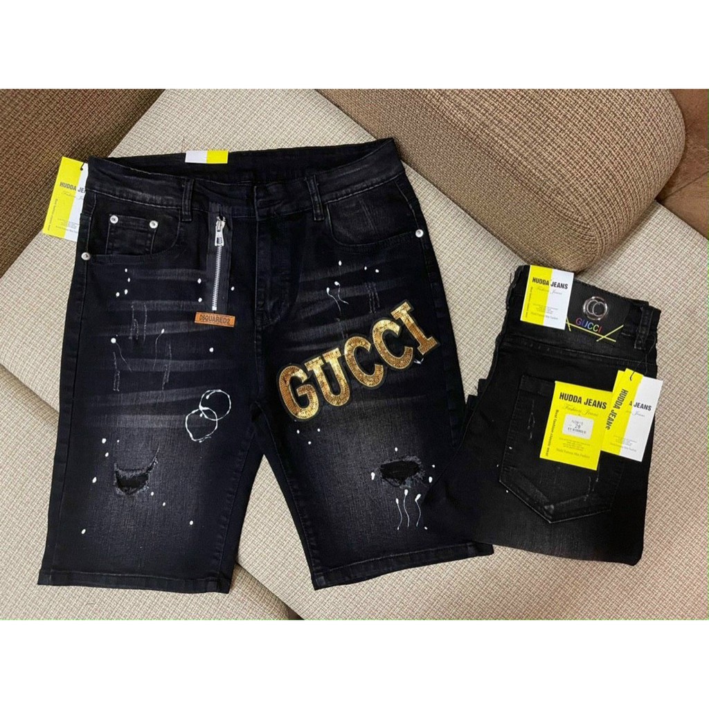 Quần Short Jean Nam ❤️FREESHIP❤️Quần Đùi Nam Chất Bò co giãn cao cấp họa tiết độc đáo DT.SHOP89 | BigBuy360 - bigbuy360.vn