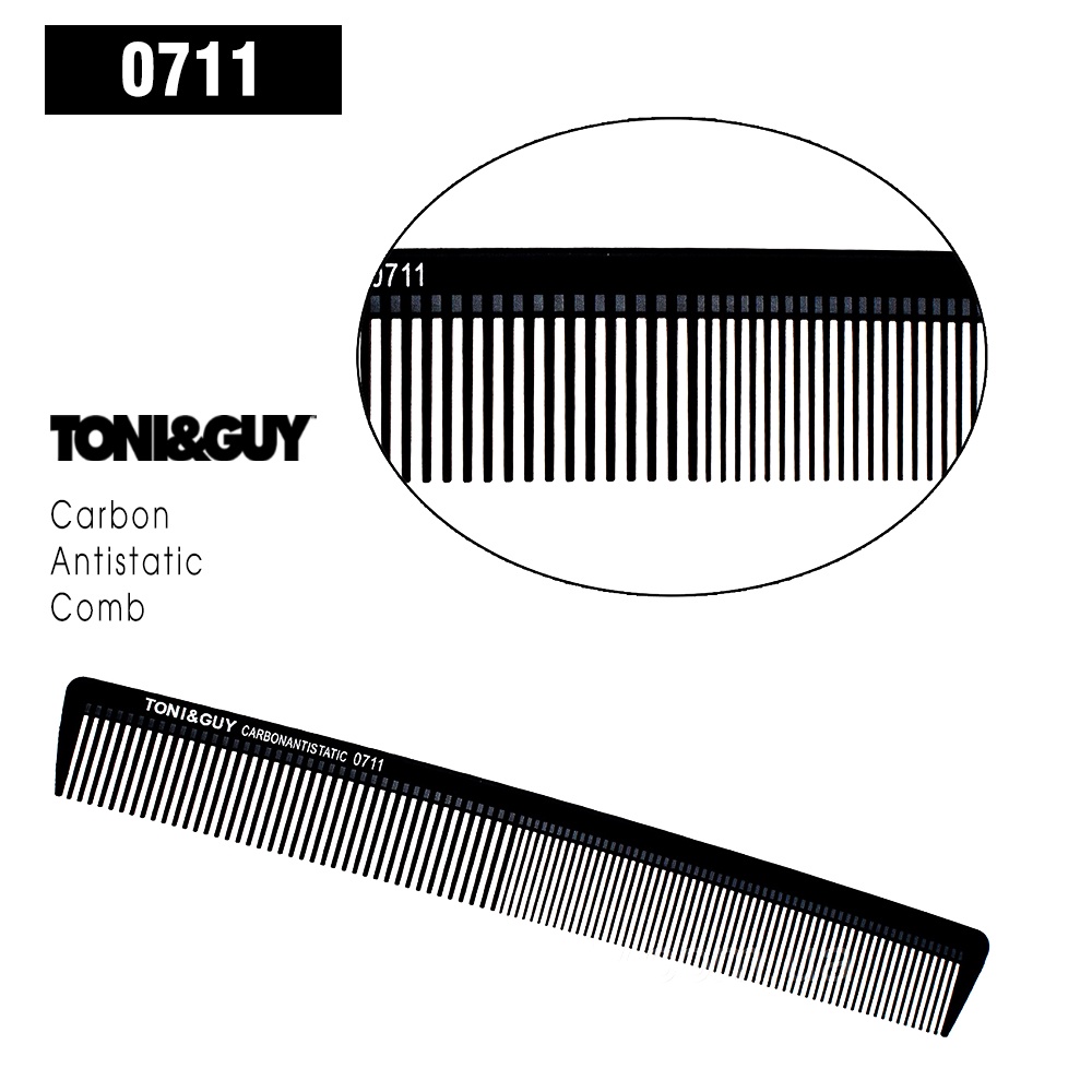 [HÀ NỘI]Lược Cắt Tóc Toni and Guy Đen 0711, Màu Đen Sang Trọng, Kiểu Dáng Thời Trang, Độ Cứng Và Đàn Hồi Tốt, Dễ Sử Dụng