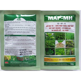 Phân Mono Amoni Phosphat cao cấp - MAP-MH - 50g