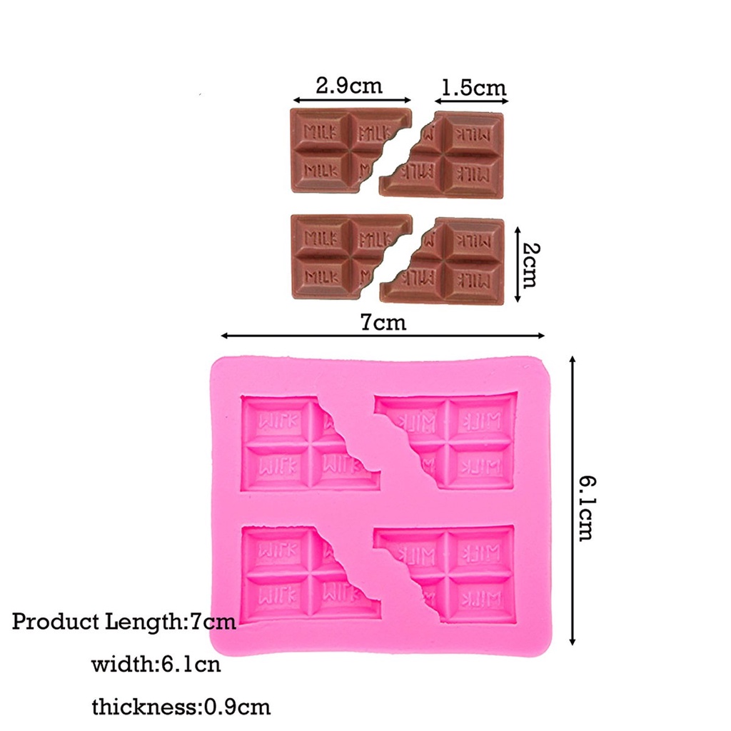 Khuôn Làm Bánh / Sô Cô La / Kẹo Ngọt / Bánh Kem / Sữa Bằng Polymer Polymer Hình Chữ Cái Nhiều Màu