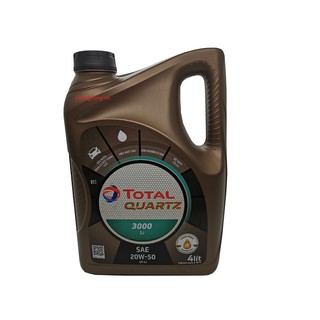 Dầu nhớt động cơ ô tô công nghệ dầu khoáng TOTAL QUARTZ 3000 20W-50 4Lít( MẪU MỚI)