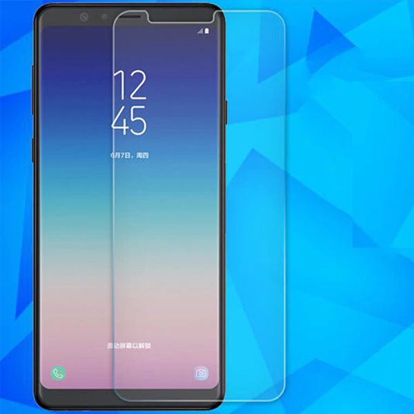 KÍNH CƯỜNG LỰC SAMSUNG GALAXY A8 STAR trong suốt, có giấy lau