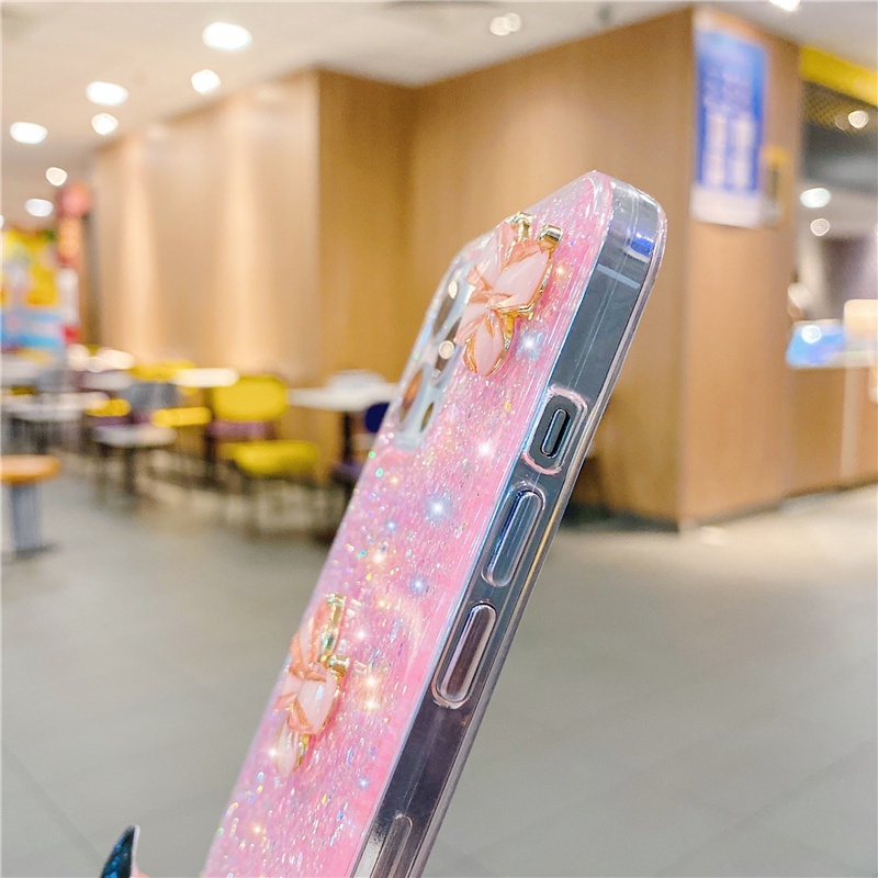 Ốp Điện Thoại Silicon Mềm Trong Suốt Hình Bướm 3D Cho VIVO V25 Pro V25e Y35 Y22 Y22S Y16 4G 5G 2022