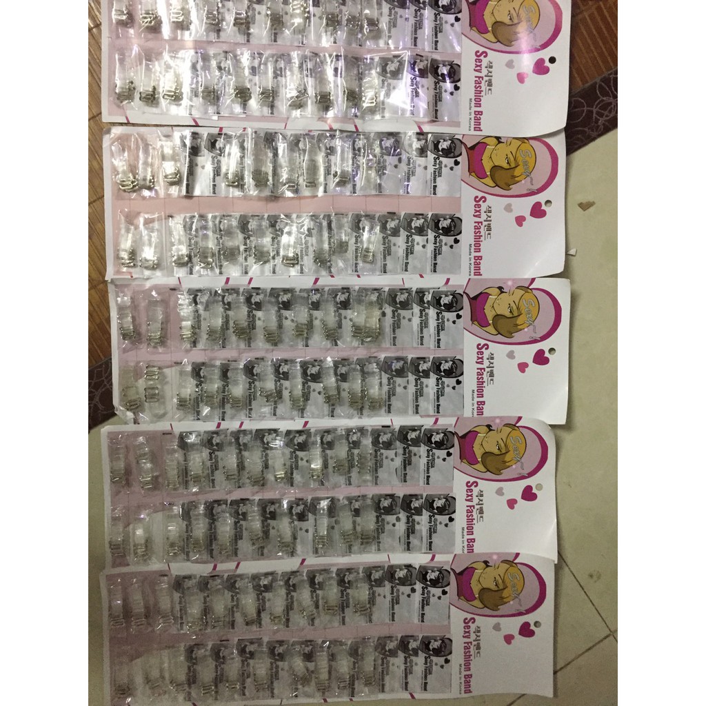 Bộ 2 dây áo lót quai trong suốt Sexy Fashion Band loại đẹp móc kim loại