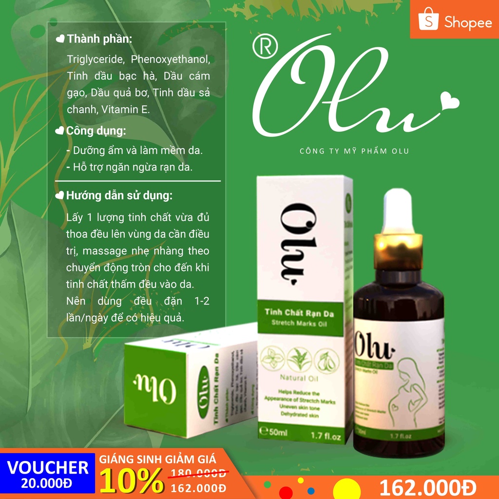 Tinh Chất Rạn Da Mỹ Phẩm Olu ( thương hiệu Việt Nam ) | BigBuy360 - bigbuy360.vn