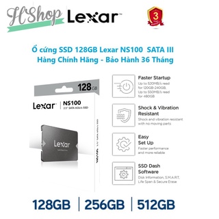 Ổ cứng SSD 128GB Lexar NS100 2.5-Inch SATA III_Hàng chính hãng - Bảo hành 3 năm