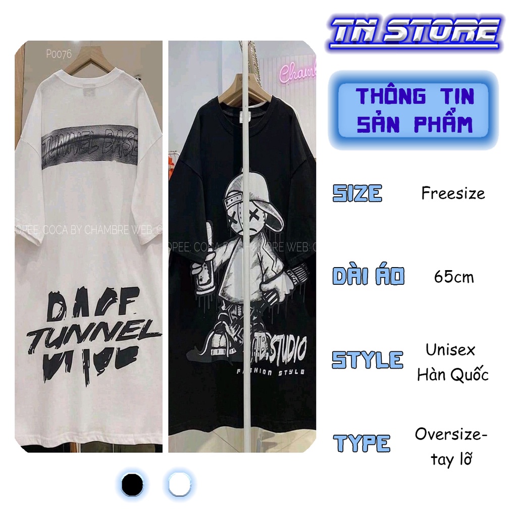 Áo thun tay lỡ form rộng TB STUDIO Unisex,  Áo đôi nam nữ chất cotton dày dặn - TNStore | BigBuy360 - bigbuy360.vn