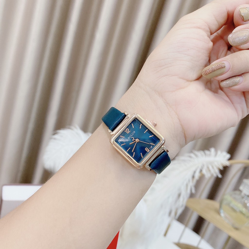 Đồng Hồ Nữ Đeo Tay Thời Trang Bolun Dây Da Mặt Tròn,Vuông Nhiều Màu Sắc Giá Siêu Rẻ | BigBuy360 - bigbuy360.vn