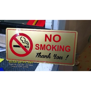 Bảng no smoking không hut thuốc