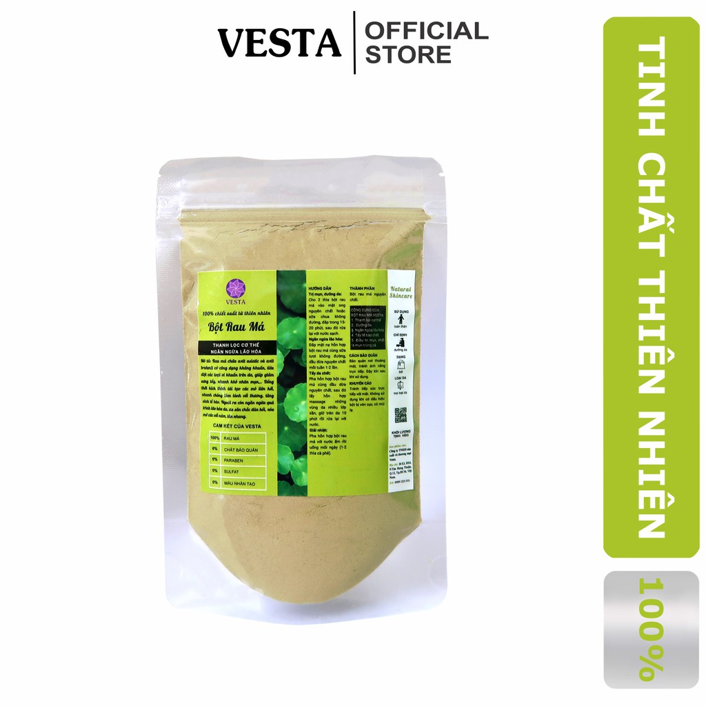 Bột Rau Má Nguyên Chất Vesta 100g