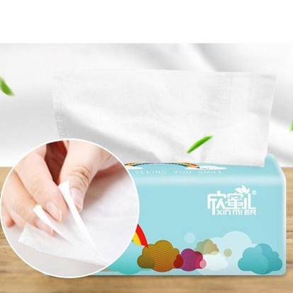 THÙNG 30 khăn giấy cầu vồng siêu dai Xin Mier