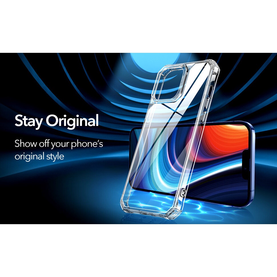 Ốp Lưng ESR Sạc Từ Tính Air Armor Clear cho iPhone 13 / 13 Pro / 13 Pro Max - Chính Hãng ESR