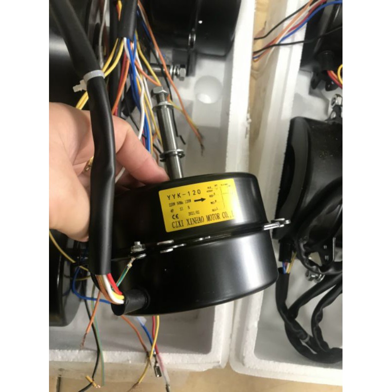 Motor quạt hơi nước 120W trục 12 ly quay nghịch