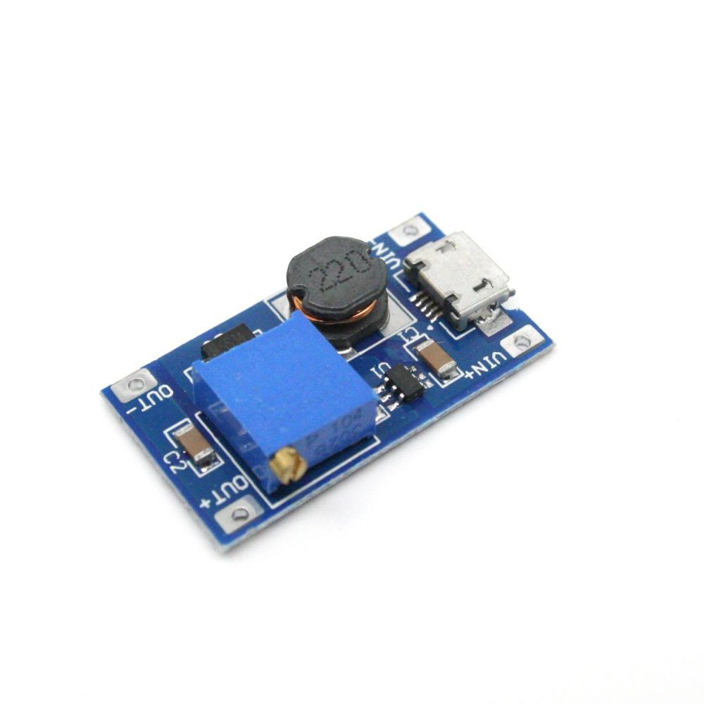 Module nâng áp DC-DC 2A 2-24V có công USB