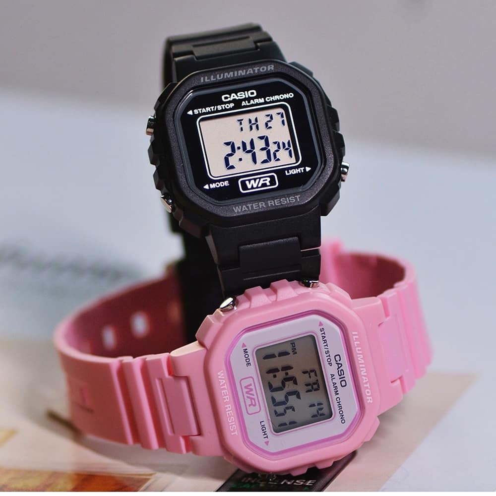 Đồng hồ Nữ Casio LA-20WH, đồng hồ chính hãng, mặt điện tử, dây nhựa dẻo