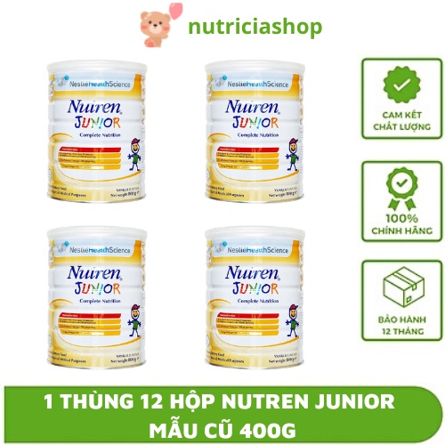 Sỉ 1 thùng Nutren junior hộp 400g dành cho bé chậm tăng cân, biếng ăn