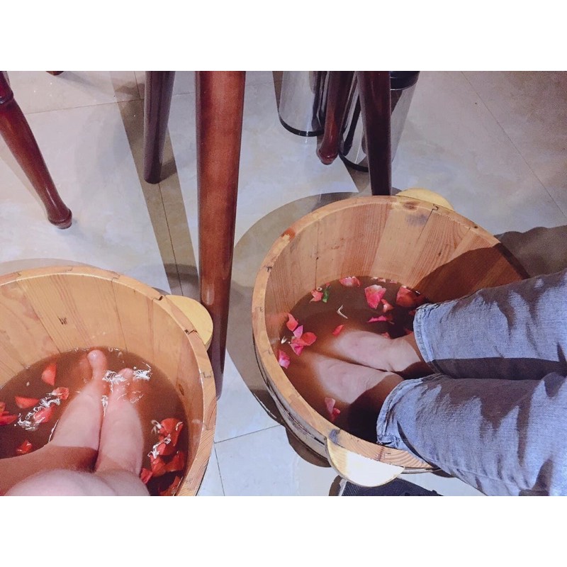 Muối ngâm chân thảo dược - hoa hồng KAT (Mua 10 gói tặng 1 chai tinh dầu sả chanh 50k)