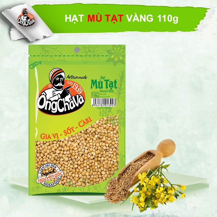 HẠT MÙ TẠT VÀNG Ông Chà Và 110gram (Mustard seed)