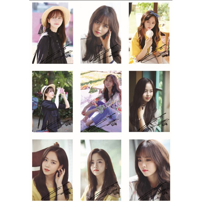 Lomo card ảnh Kim So Hyun Có chữ ký full 27 ảnh