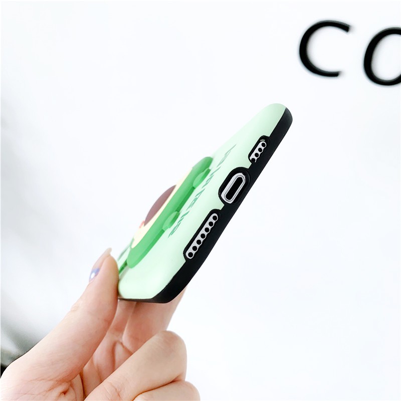 Ốp lưng iphone Bơ & Dưa 3D IMD dày dặn 5/5s/6/6plus/6s/6splus/7/7plus/8/8plus/x/xr/xs/11/12/pro/max/plus/promax | BigBuy360 - bigbuy360.vn