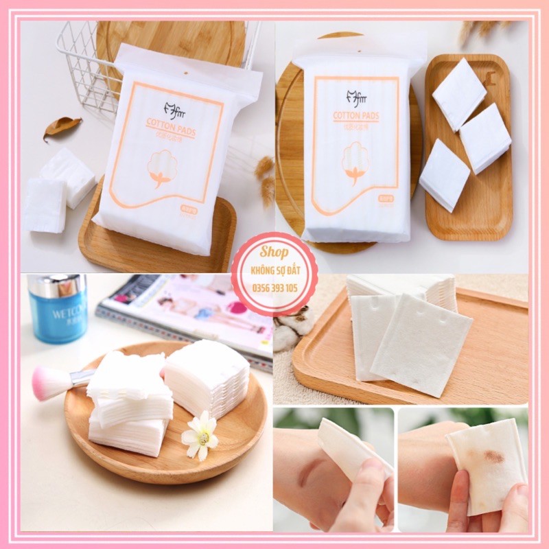 Bông tẩy trang 3 lớp Cotton Pads Chính Hãng [Túi 222 miếng]