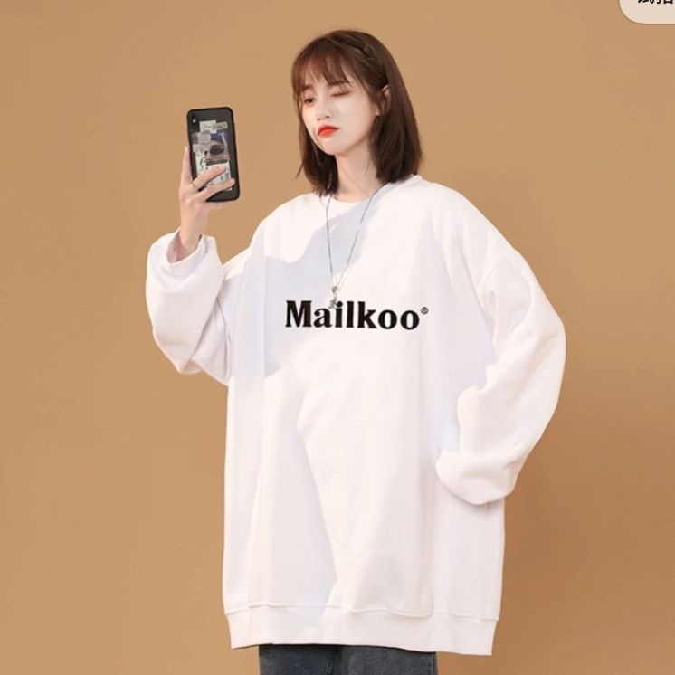 Áo Sweater In Mailkoo  - Áo Hoodie, dù nữ unisex form rộng Dài Tay Nam Nữ SW1 | BigBuy360 - bigbuy360.vn