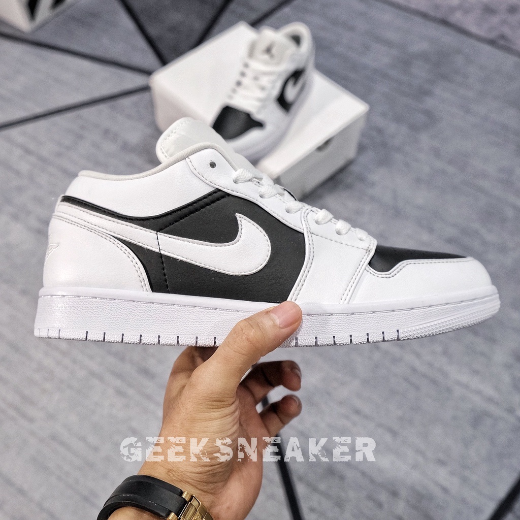 [GeekZoneSneaker] Giày Sneaker Cổ Thấp Air Jordan 1 Low " Panda " | White Black