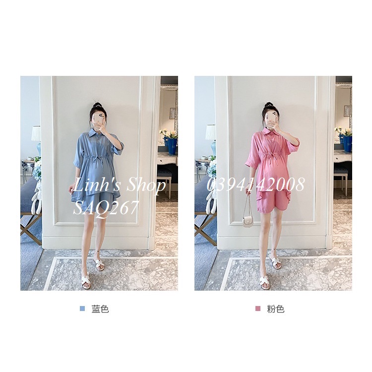 Set Áo Quần Bầu Bộ Bầu Xinh SAQ267