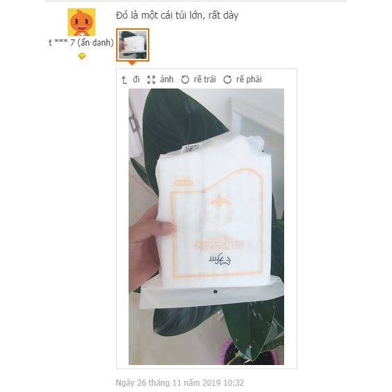 [Hàng chuẩn] Bông tẩy trang cotton an toàn cho da mặt, 1 gói 222 miếng | BigBuy360 - bigbuy360.vn