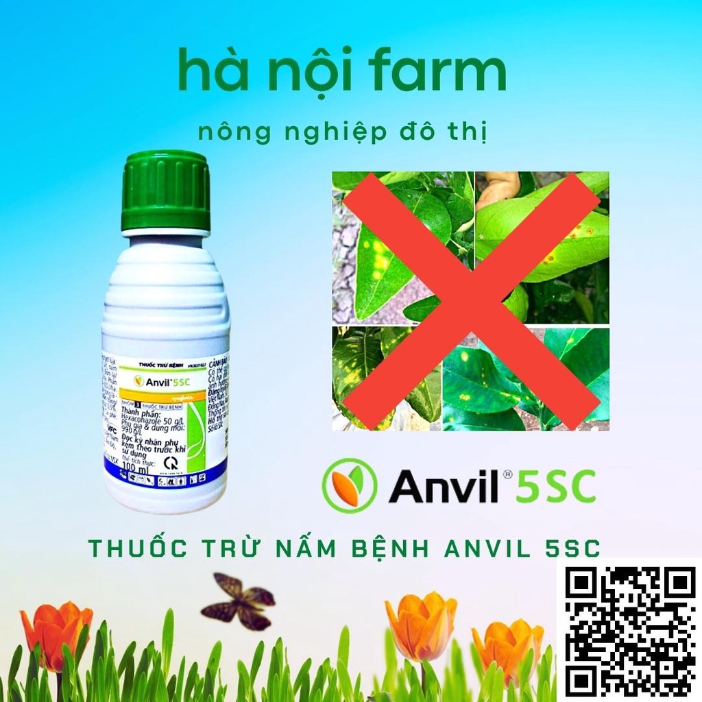 ANVIL 5SC Thuốc Trị Nấm Cho Hoa Hồng, Cây Kiểng, Phong Lan chai 100ml