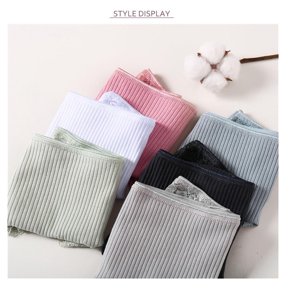 Bộ 5 quần lót FINETOO bằng cotton mịn cho nữ