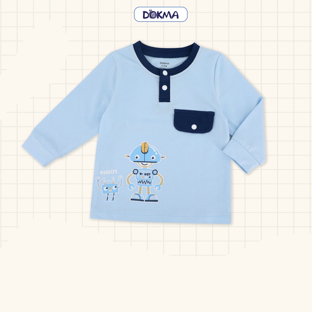 DA1086 Áo bổ trụ dài tay Dokma BT