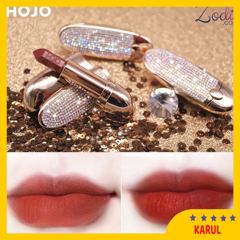 Son lì HOJO lấp lánh có gương soi siêu hot 2019 sang chảnh & mềm mượt môi ZD-SM68 » Hami Fashion «