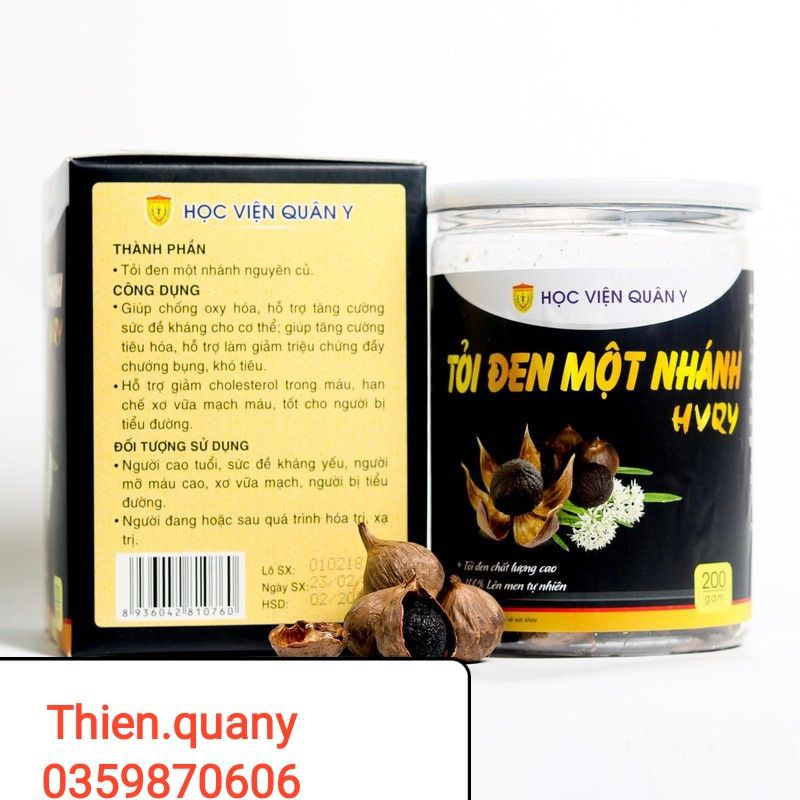 Tỏi Đen 1 Nhánh - Học viện Quân Y | BigBuy360 - bigbuy360.vn
