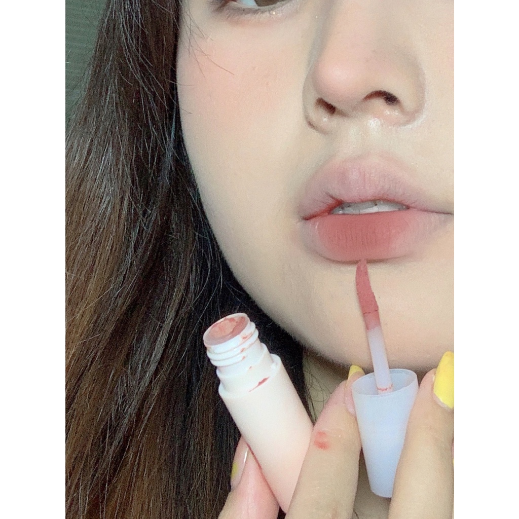 Son Môi Dạng tint Màu Nhung Chống Thấm Nước Lâu Trôi Cappuvini