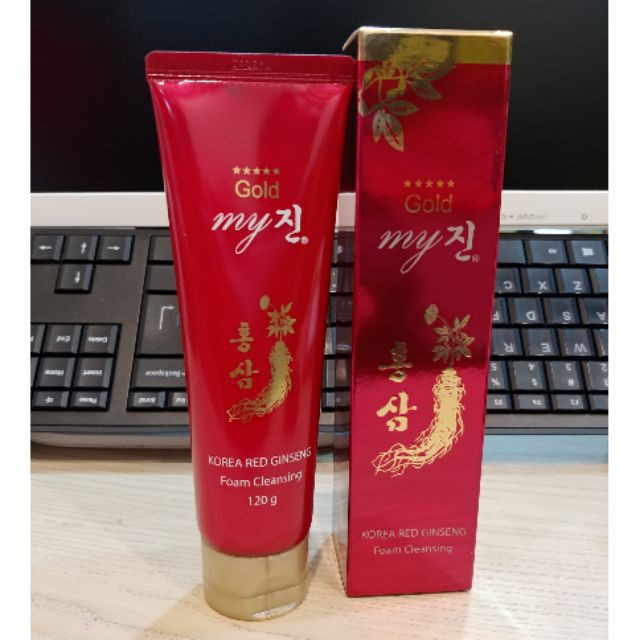 Sữa Rửa Mặt Hồng Sâm Đỏ Hàn Quốc My Gold 130ML- HÀNG CHÍNH HÃNG CS08
