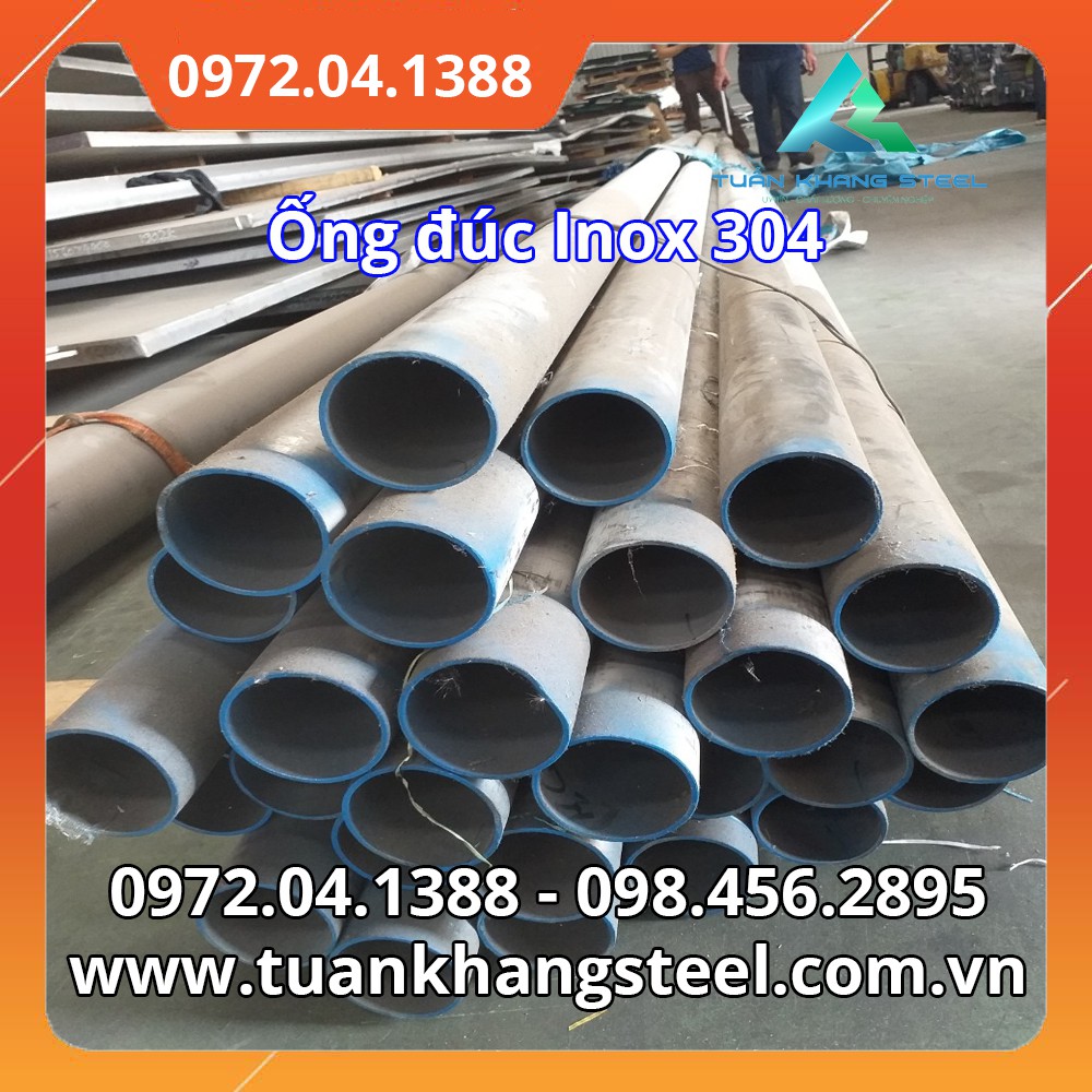 Ống đúc Inox 304 nhập khẩu Phi 21,2  50cm 1 cây